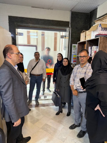 حضور معاونین آموزش و‌ درمان در مرکز آموزشی درمانی حضرت ولی‌عصر(عج) برای جانمایی بخش‌های مربوط به رشته روان‌پزشکی